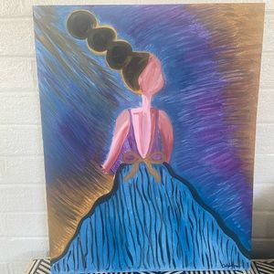 My Little Princess Original Canvas Oil Painting